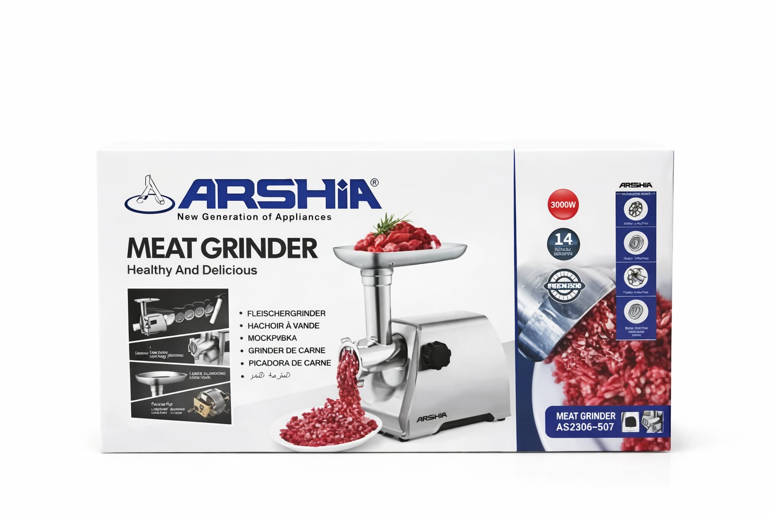 Arshia AS2308-507 Ətçəkən Maşın